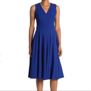 NWT Calvin Klein Women's Sleeveless Blue Dress